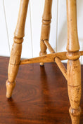 Load image into Gallery viewer, Unusual Antique Pine Stool