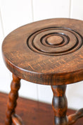 Load image into Gallery viewer, Antique French 3 Leg Bobbin Stool