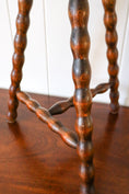 Load image into Gallery viewer, Antique French 3 Leg Bobbin Stool