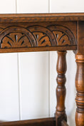 Load image into Gallery viewer, PAIR Antique English Oak Joint Stools