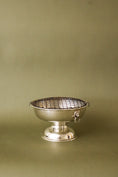 Load image into Gallery viewer, Large English Silverplate Frogger With Lion Heads