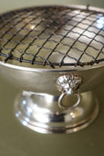 Load image into Gallery viewer, Large English Silverplate Frogger With Lion Heads