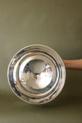Load image into Gallery viewer, Large English Silver Plate Punch Bowl with Trim Detail