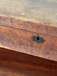 Load image into Gallery viewer, Antique English Oak Flatware Box