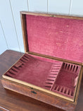 Load image into Gallery viewer, Antique English Oak Flatware Box