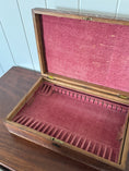 Load image into Gallery viewer, Antique English Oak Flatware Box