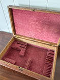 Load image into Gallery viewer, Antique English Oak Flatware Box