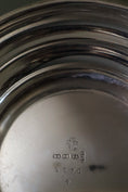 Load image into Gallery viewer, Large English Silver Plate Rose Bowl with Wire Frogger (c. 1920) | Monogrammed Front