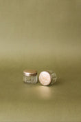 Load image into Gallery viewer, PAIR Victorian Glass + Silver Plate Lid Container