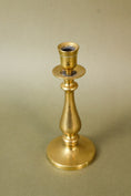 Load image into Gallery viewer, 19th Century English Brass Candlestick Single | 7"H