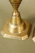 Load image into Gallery viewer, PAIR Vintage 10”H Brass Candlesticks