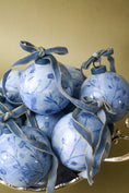 Load image into Gallery viewer, Holiday Bulb | FOUND Exclusive | Bespoke Dusty Blue Floral