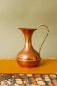 Load image into Gallery viewer, Vintage Petite Handled Copper Pitcher | 5.5”H