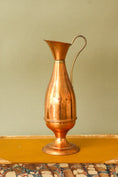 Load image into Gallery viewer, Vintage Tall Slim Copper Pitcher | 9.25”H