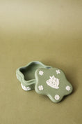 Load image into Gallery viewer, Wedgwood Sage Green Jasperware Cloud Lidded Trinket Box