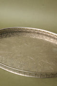 Load image into Gallery viewer, Vintage Silver Plate Oval Gallery Tray by Towle (Sheffield, England)