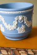 Load image into Gallery viewer, Blue Wedgwood Jasperware Planter