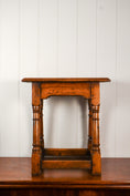 Load image into Gallery viewer, Antique Oak Joint Stool