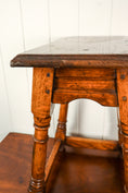 Load image into Gallery viewer, Antique Oak Joint Stool