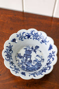 Load image into Gallery viewer, RARE Spode Earthenware Scalloped Bowl with Raised Flowers (c. 1875-1890)