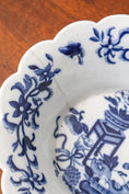 Load image into Gallery viewer, RARE Spode Earthenware Scalloped Bowl with Raised Flowers (c. 1875-1890)