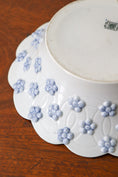 Load image into Gallery viewer, RARE Spode Earthenware Scalloped Bowl with Raised Flowers (c. 1875-1890)