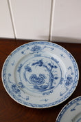 Load image into Gallery viewer, Pair of 18th Century Blue + White Delft Plates