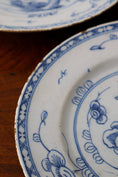 Load image into Gallery viewer, Pair of 18th Century Blue + White Delft Plates