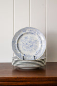 Load image into Gallery viewer, SET of 7 Antique Asiatic Peasant Plates 9.25”
