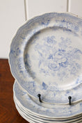 Load image into Gallery viewer, SET of 7 Antique Asiatic Peasant Plates 9.25”