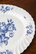 Load image into Gallery viewer, Blue + White 15.75”W Platter by Johnson Brothers England | ‘Devon Sprays’ Pattern