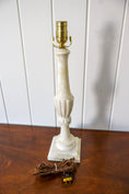 Load image into Gallery viewer, Vintage Alabaster 19"H Lamp