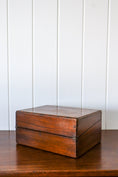 Load image into Gallery viewer, Large Burl Box with Tunbridge Inlay