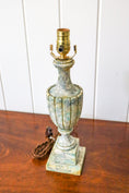 Load image into Gallery viewer, Vintage Green Marble Lamp