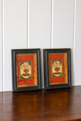 Load image into Gallery viewer, PAIR of Napoleonic Prisoner of War Straw Art (c. 1810)