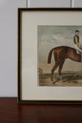 Load image into Gallery viewer, Antique Hand Colored Horse + Rider Engraving (English; c. 1840) | No. 2