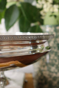 Load image into Gallery viewer, Silver Plate Compote with Greek Key Detail (c.1920)