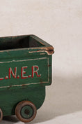 Load image into Gallery viewer, Large Vintage Scratch Built Green Model Train (c. 1948)