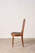 Load image into Gallery viewer, SET of 6 | French Louis XVI Style Dining Chairs with Hand Caned Seats + Backs with Fluted Legs (c. 1920)