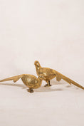 Load image into Gallery viewer, PAIR of English Brass Game Birds / Pheasants