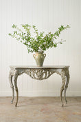 Load image into Gallery viewer, Louis XV Style Painted Carved French Console