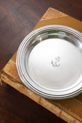Load image into Gallery viewer, PAIR French Silverplate Wine Coasters with French Navy Anchor | by Christofle (c. 1920)