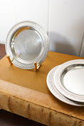 Load image into Gallery viewer, Vintage French Silverplate Wine Coaster with Pearl Edge