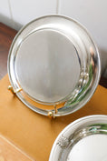 Load image into Gallery viewer, French Silverplate Wine Coasters With Scalloped Shell Motif by Christofle Gallia