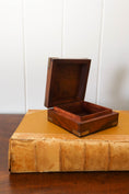 Load image into Gallery viewer, Petite Rosewood Box with Brass Inlay