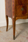 Load image into Gallery viewer, 19th Century French Marquetry 2-Drawer Commode with Marble Top