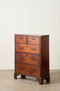Load image into Gallery viewer, George III 2 Over 3 Mahogany and Crossbanded Hall Chest (c. 1780)