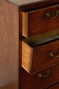 Load image into Gallery viewer, George III 2 Over 3 Mahogany and Crossbanded Hall Chest (c. 1780)