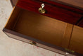 Load image into Gallery viewer, 19th Century 2 Over 3 Mahogany Hall Chest With Brass Pulls + Bone Keyholes