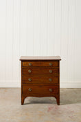 Load image into Gallery viewer, 19th Century English 4-Drawer Mahogany Chest with Laurel Ring Pulls